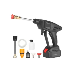 24V Portable High-Pressure Car Washing Gun Set - Rechargeable & Effective JG-058B