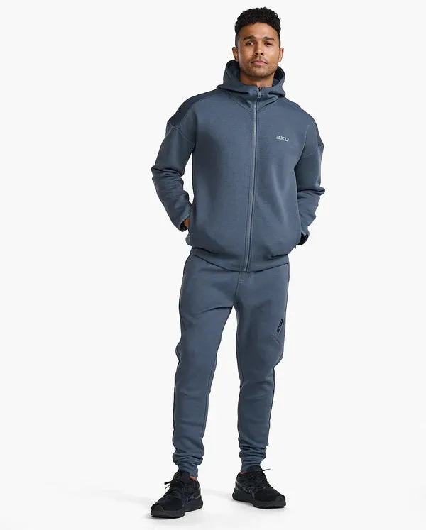 2XU Commute Full Zip Hoodie Turbulence/Harbor Mist