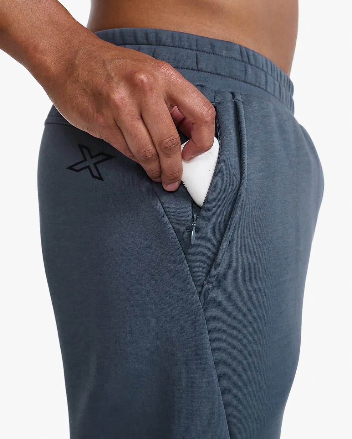 2XU Mens Commute Trackpants - Turbulence/Harbor Mist