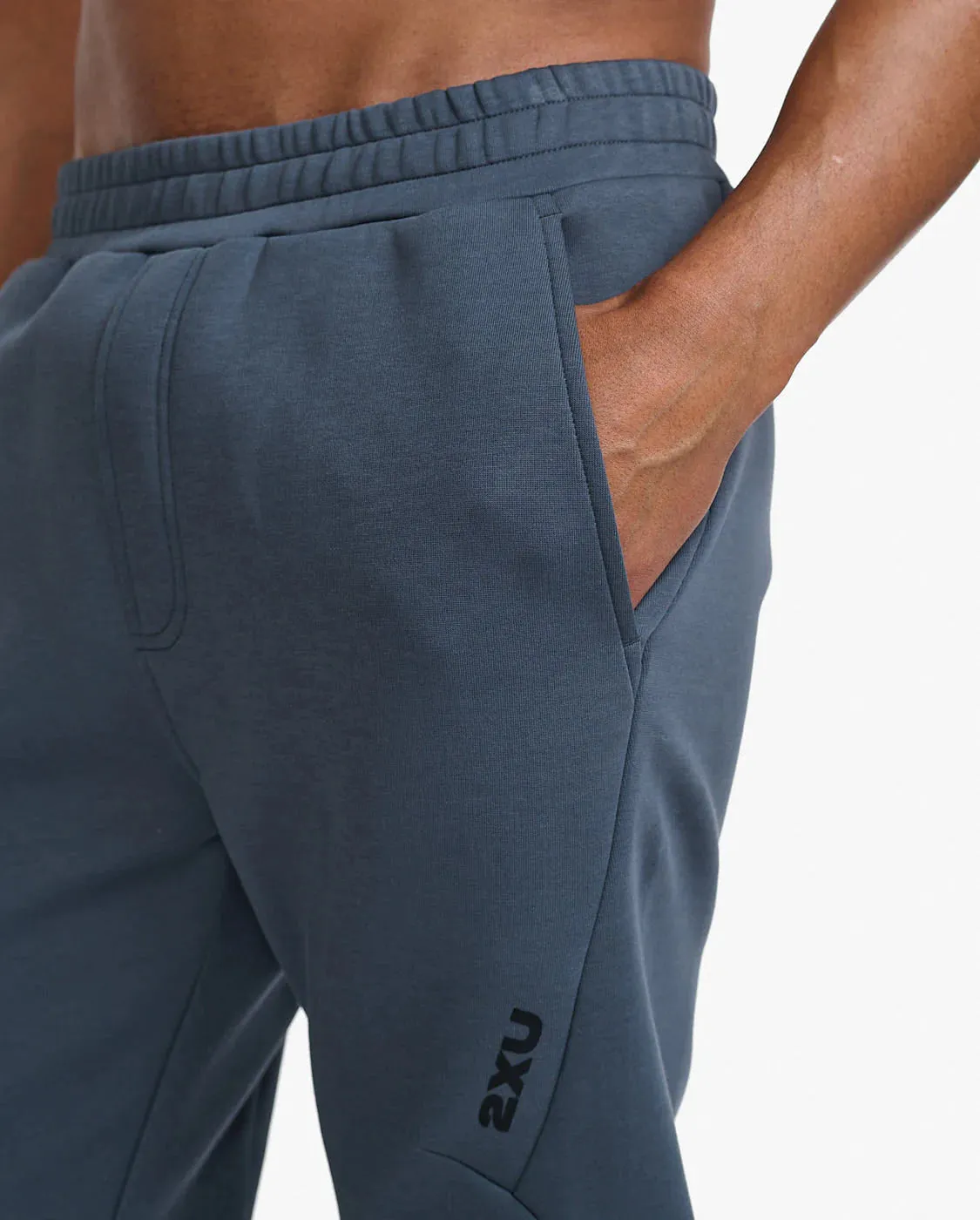 2XU Mens Commute Trackpants - Turbulence/Harbor Mist