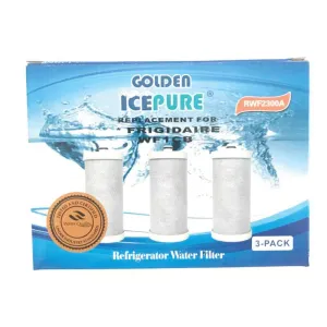 3-Pack Fridge Water Filter Cartridges | RWF2300A RFC2300A for Frigidaire WF1CB, Kenmore