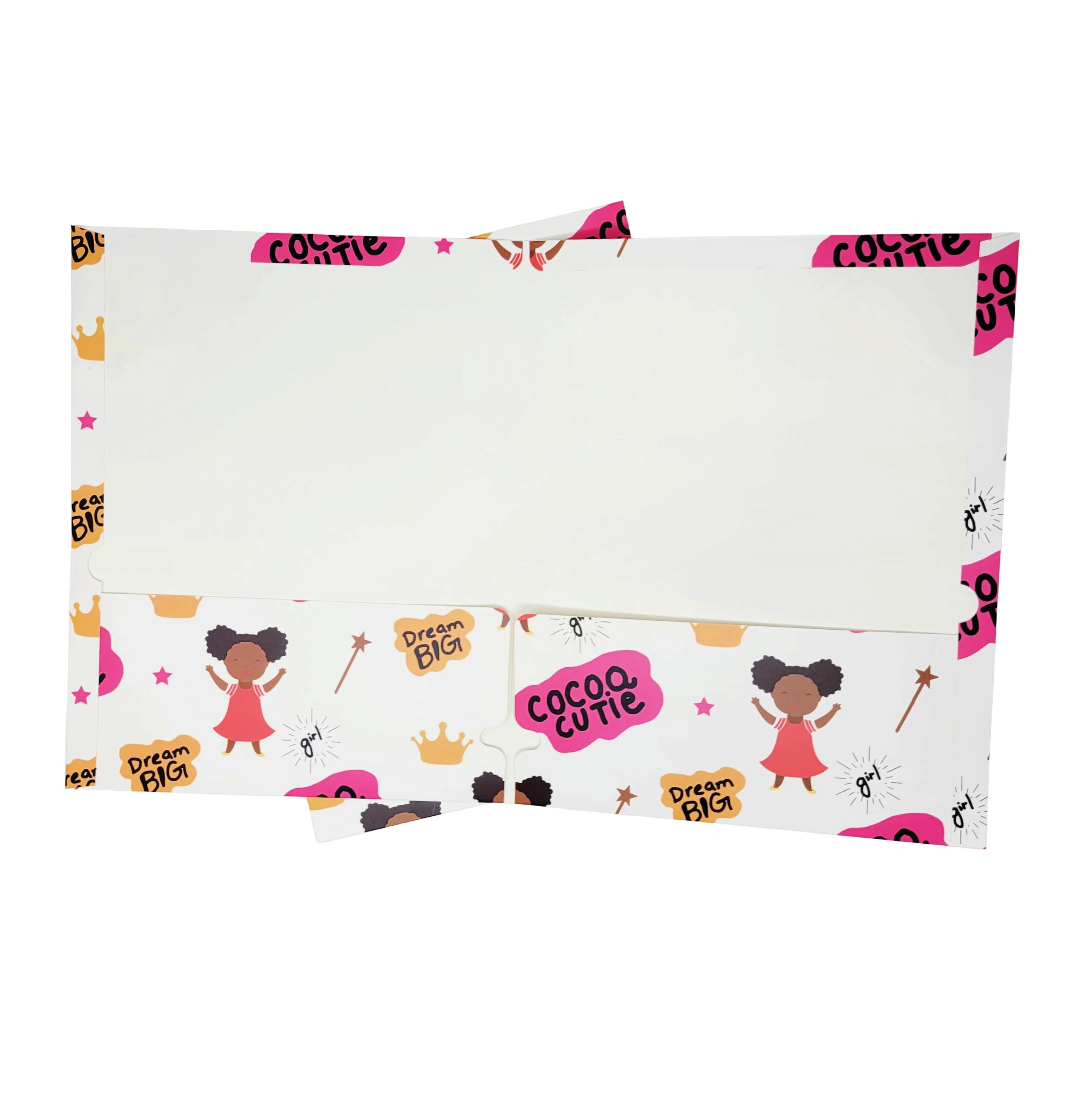 Afro Puff Cutie 2-Pc Folder Set