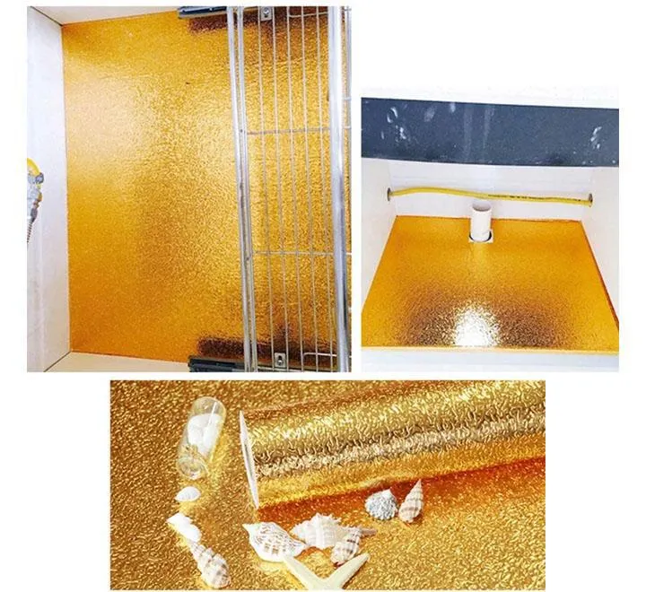 Aluminum Foil Sticker Gold