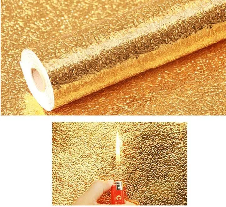 Aluminum Foil Sticker Gold