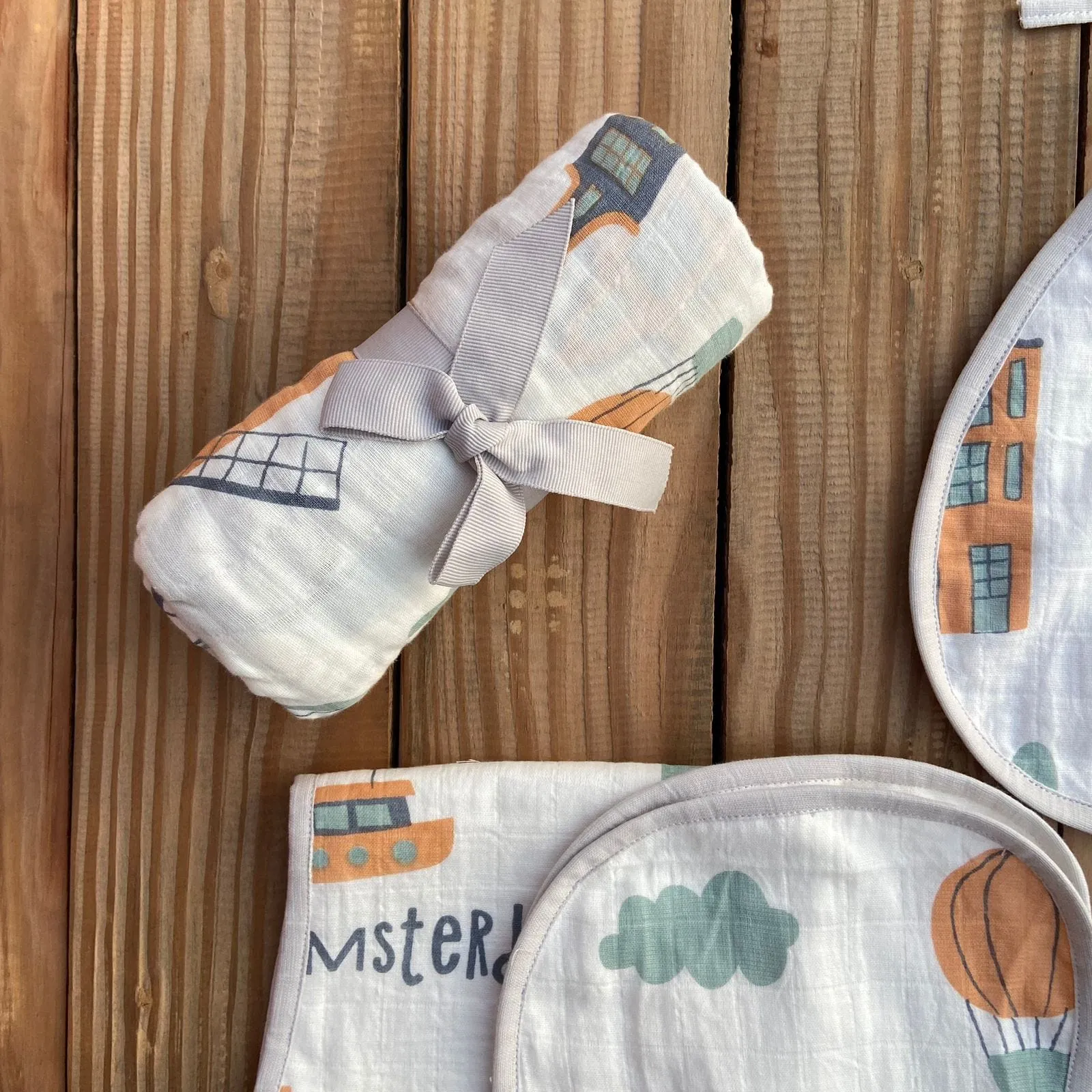 Amsterdam Muslin Essential Combo   Custom Bunny Bag