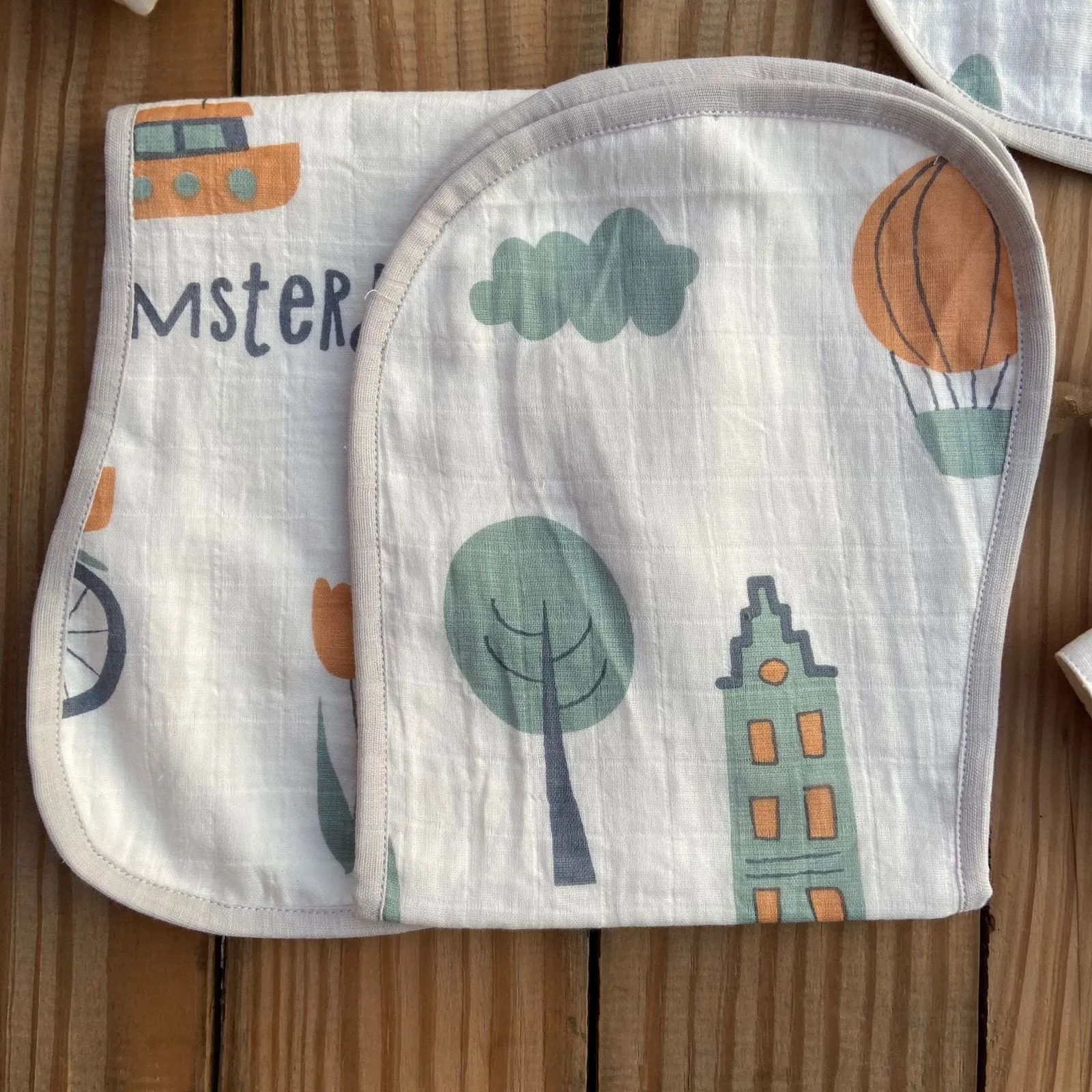 Amsterdam Muslin Essential Combo   Custom Bunny Bag