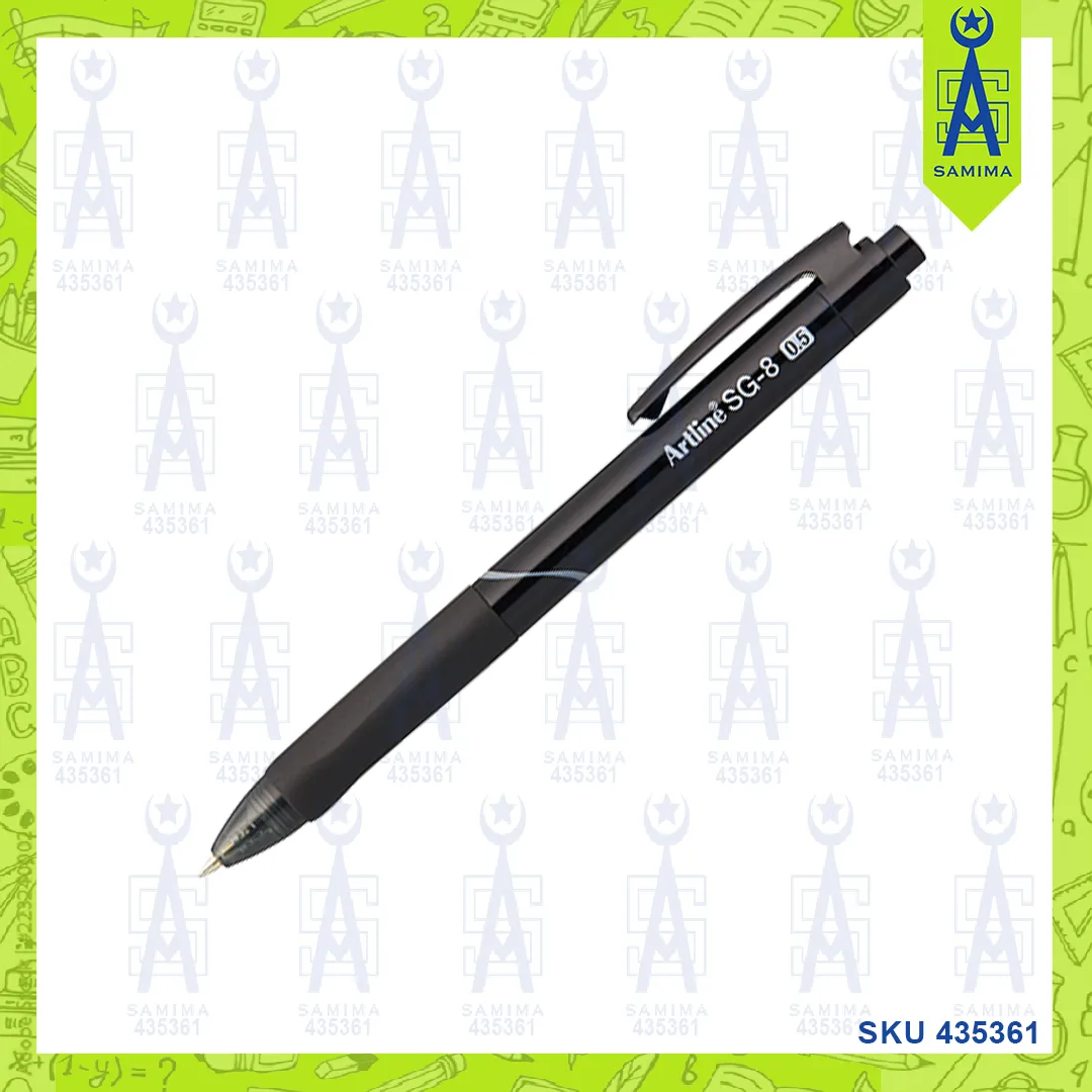 ARTLINE SG-8 RETRACTABLE BALL POINT PEN 1.0MM BLAC