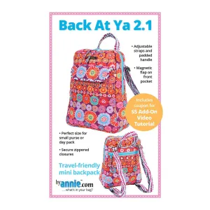 Back At Ya 2.1 Backpack Pattern