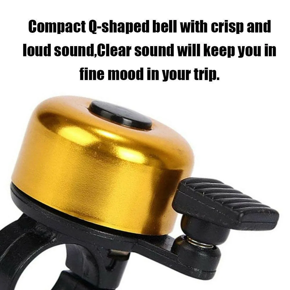 Bike Bell Alloy Mountain Road Bicycle Horn Sound Alarm For Safety Cycling Handlebar Metal Bell Bicycle Horn Bike Accessories