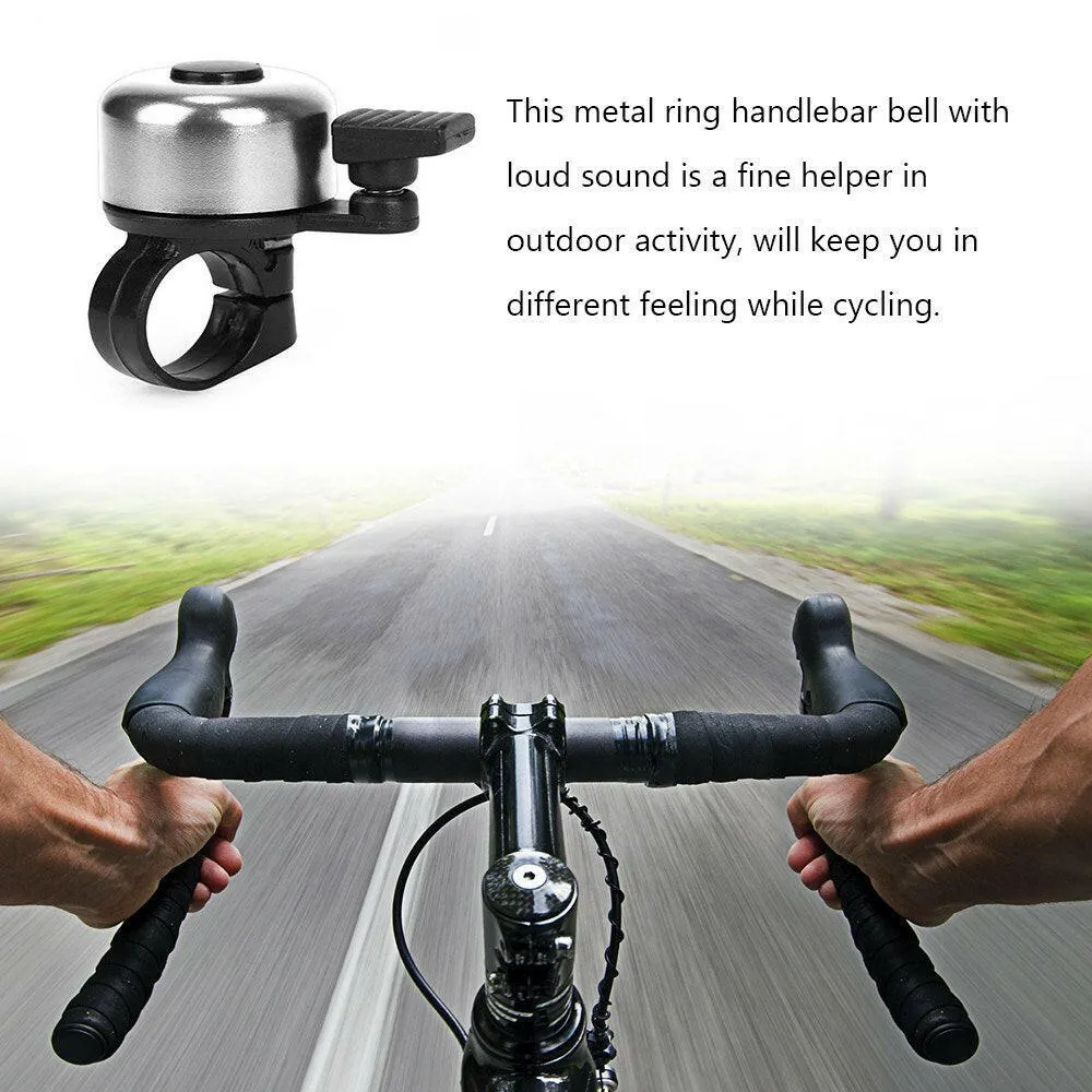Bike Bell Alloy Mountain Road Bicycle Horn Sound Alarm For Safety Cycling Handlebar Metal Bell Bicycle Horn Bike Accessories