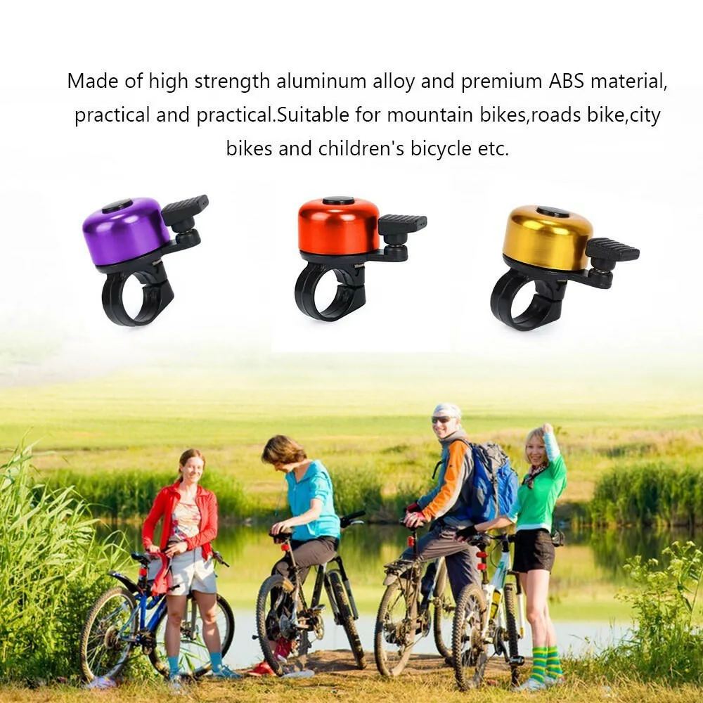 Bike Bell Alloy Mountain Road Bicycle Horn Sound Alarm For Safety Cycling Handlebar Metal Bell Bicycle Horn Bike Accessories