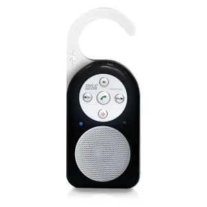 Bluetooth Wireless   Shower Speaker & Hands Free Speaker-Phone W/ Aux In (Black Color)