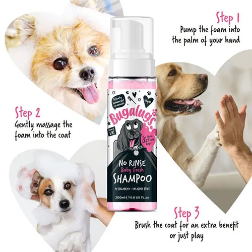 Bugalugs No Rinse Dog Shampoo 200ml