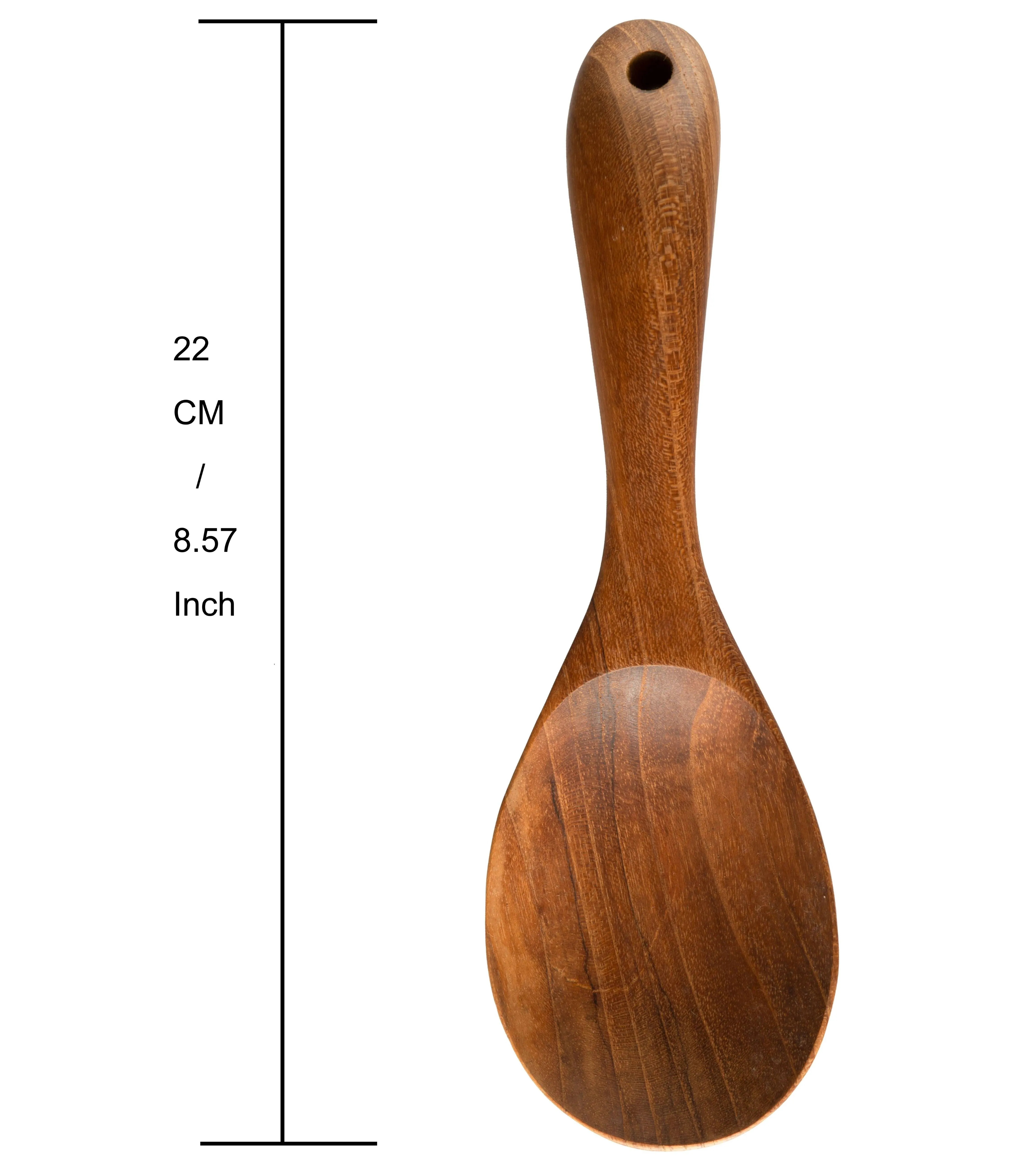 CCcollections Natural Kitchenware Teak Wood Kitchen Utensil Sets