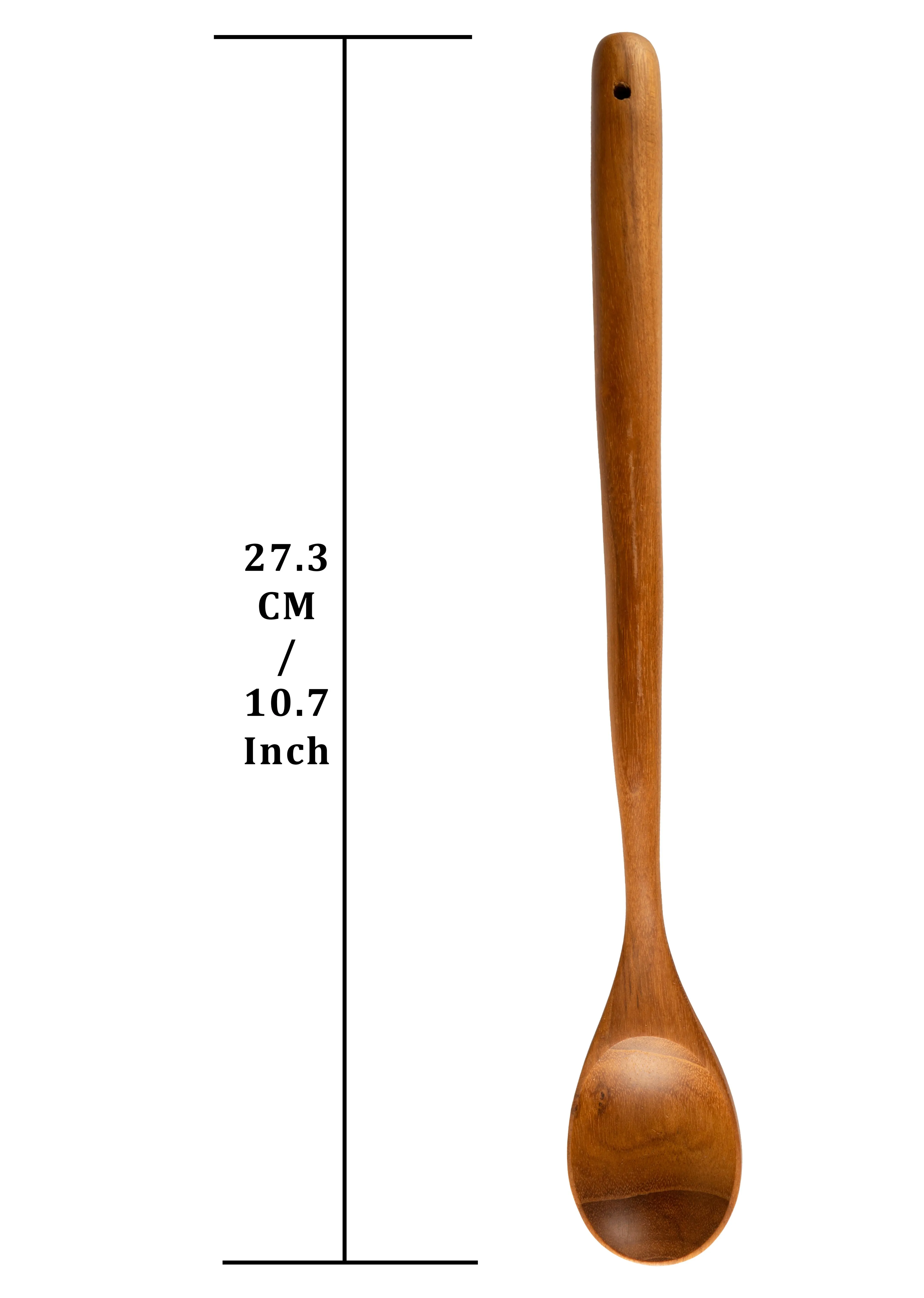 CCcollections Natural Kitchenware Teak Wood Kitchen Utensil Sets