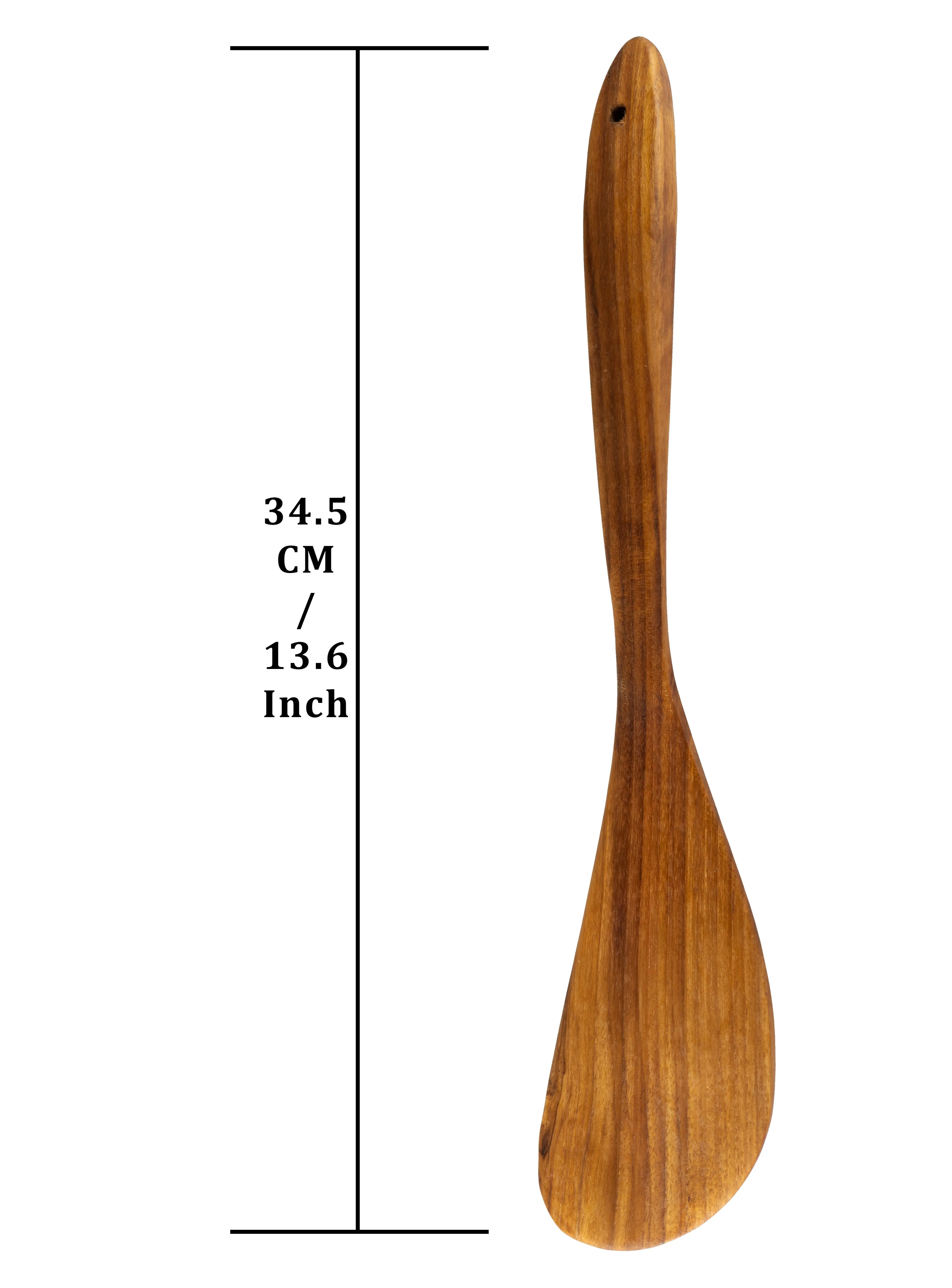 CCcollections Natural Kitchenware Teak Wood Kitchen Utensil Sets