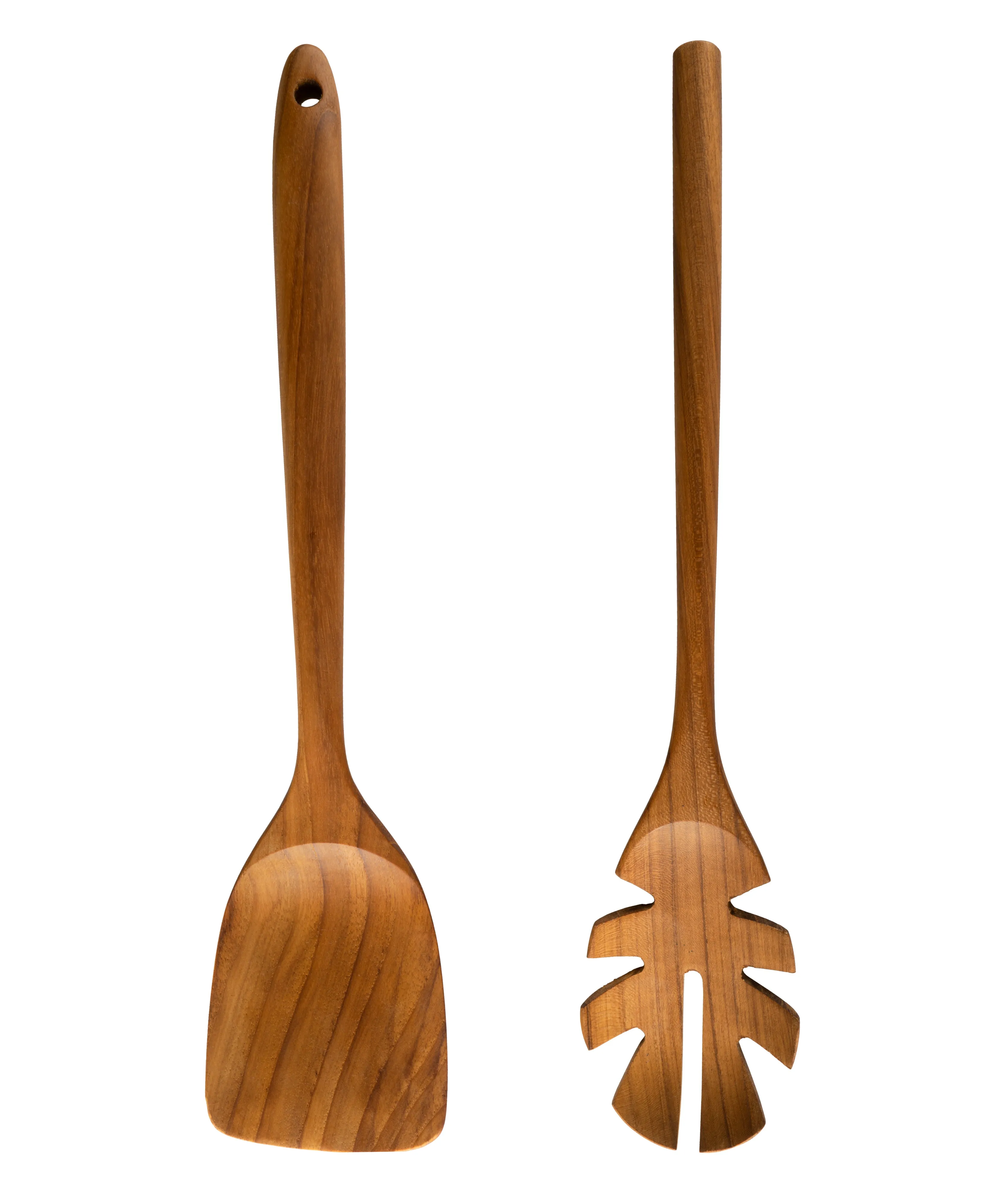 CCcollections Natural Kitchenware Teak Wood Kitchen Utensil Sets