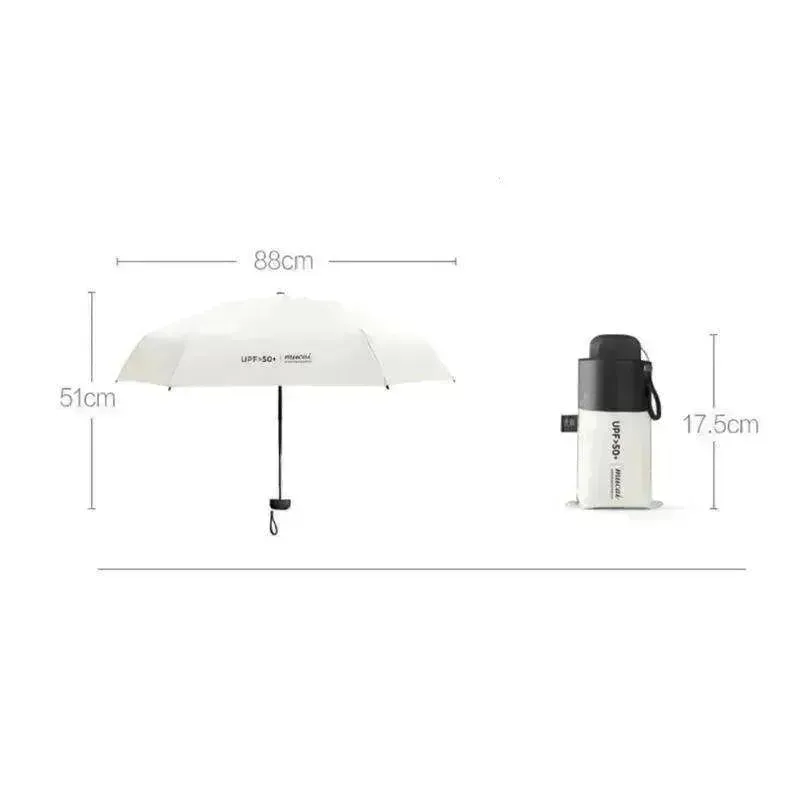 Compact UV-Proof Mini Umbrella: Windproof & Durable