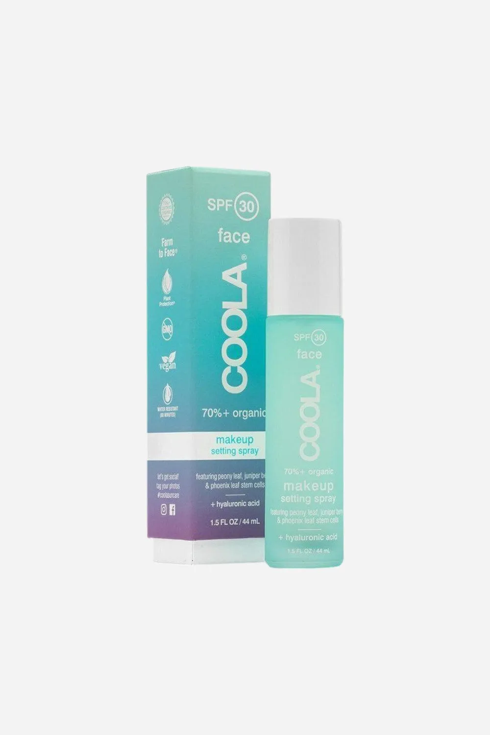 Coola Makeup Setting Spray Organic Sunscreen SPF 30