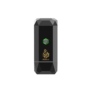 CRONY Large B15 Portable Bukhoor Style Usb Type-C Power incense burner Bakhoor Portable Rechargeable Electric Incense Burner | BLACK