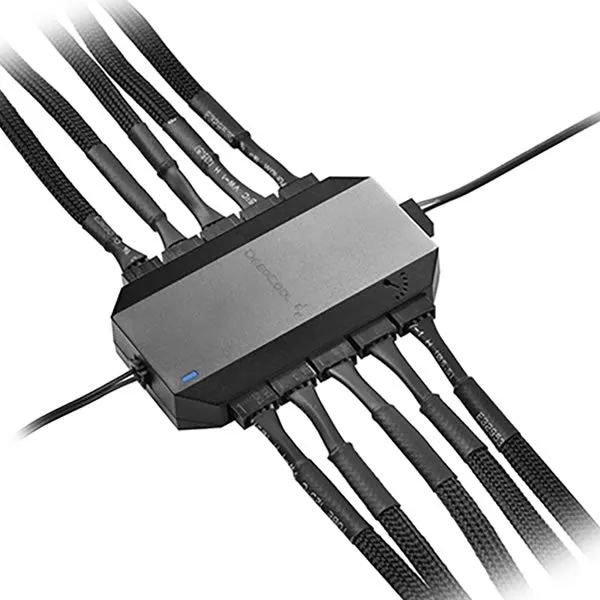 DeepCool FH-10 10Port Fan Hub Capable of Powering Up To 10X Fans with PWM Function