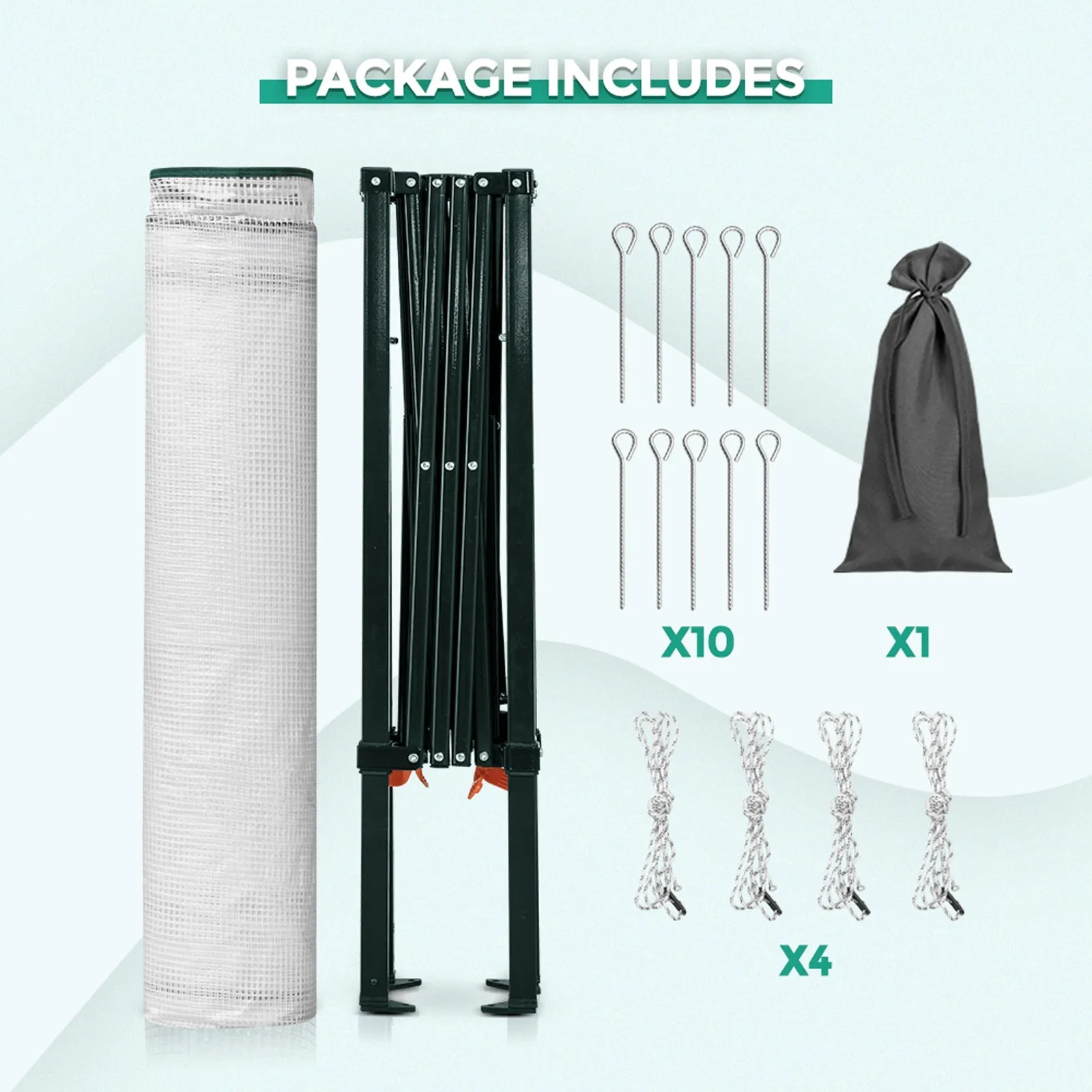Easy Fast Setup Instant 6x4 Walk-in Indoor/Outdoor Greenhouse