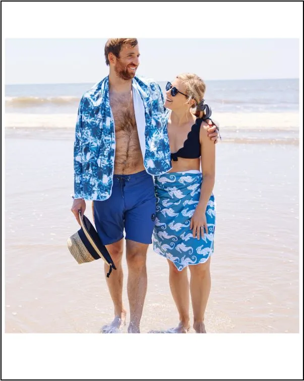 Full Size Adult Towel - Tropical Paradise