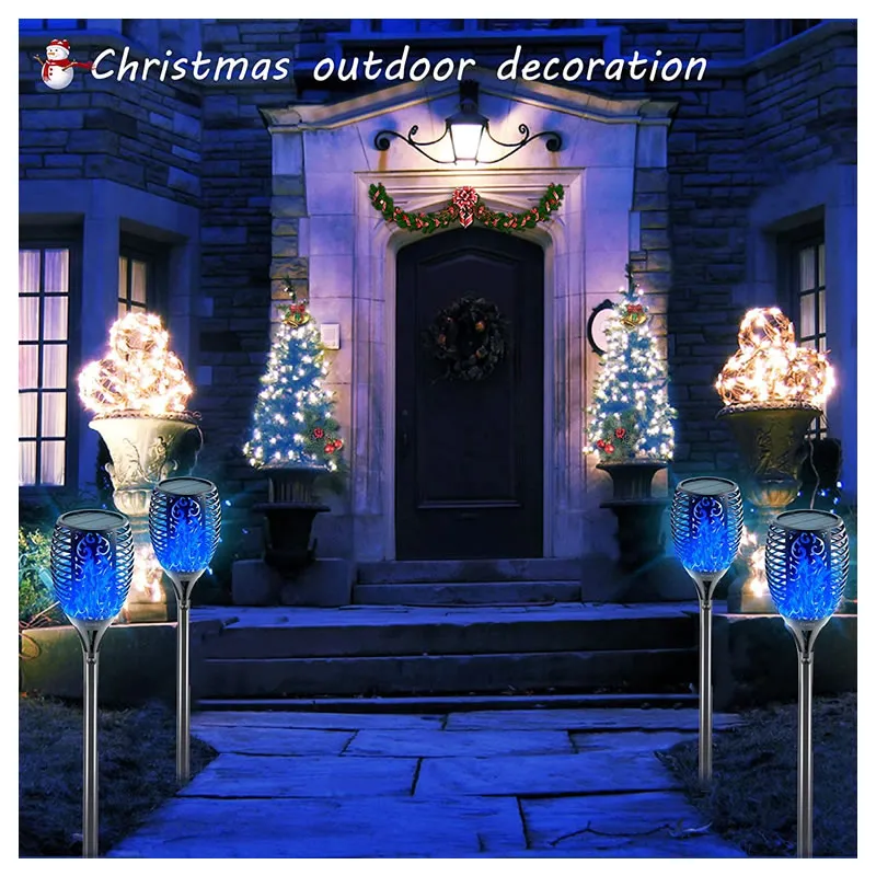 Garden Solar Powered Lawn Light With Dancing Flickering Flames Xf-6018