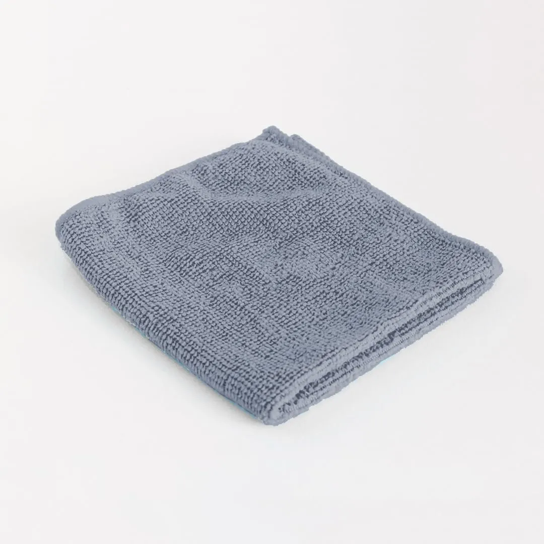 Homestic Pack of 4 Face Towel | Microfiber Hand Towel | Antibacterial Face Towel | Hair & Face Towel for Man | 400 GSM Towel | SHXS40601 | Gray