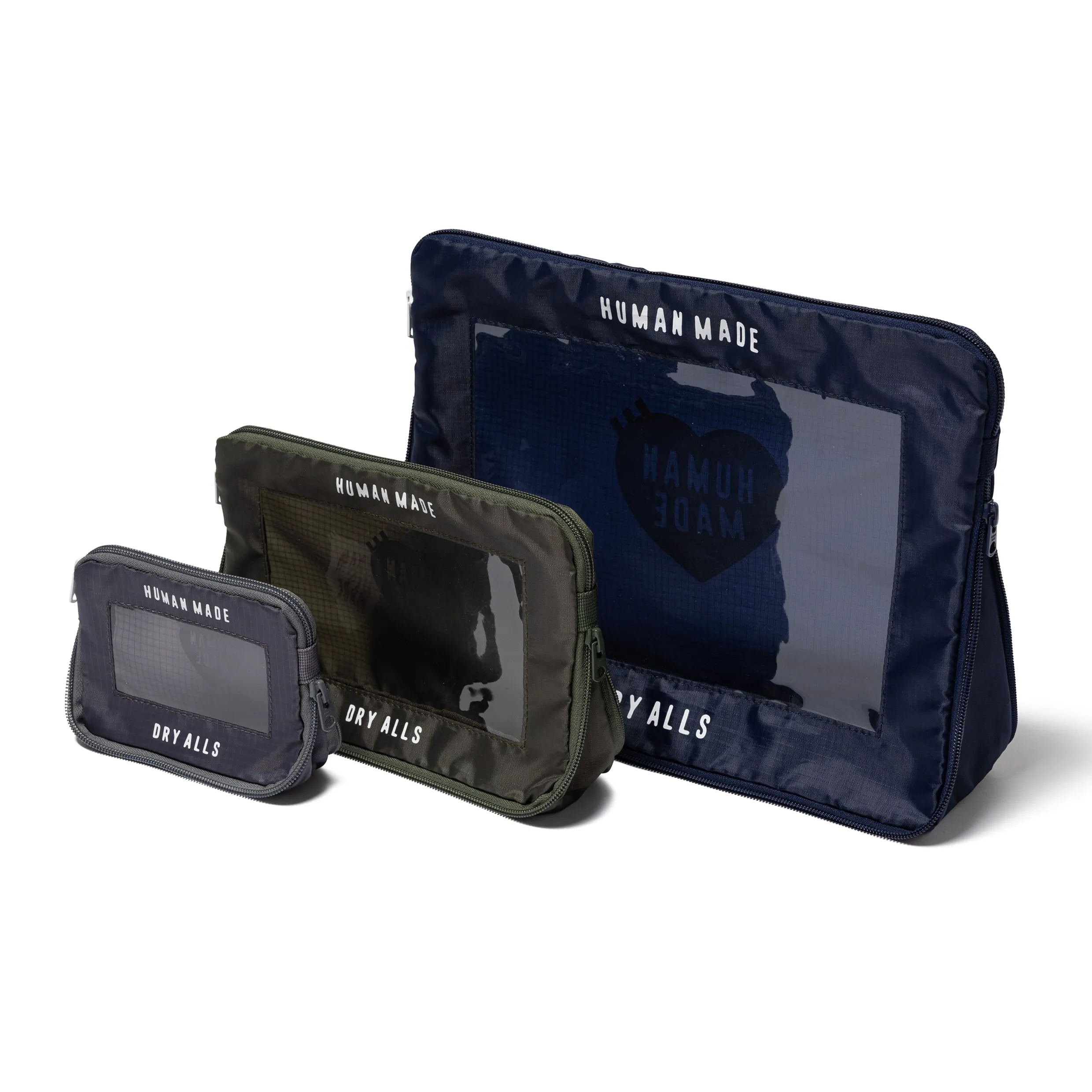Human Made Travel Case Small Gray  HM27GD047