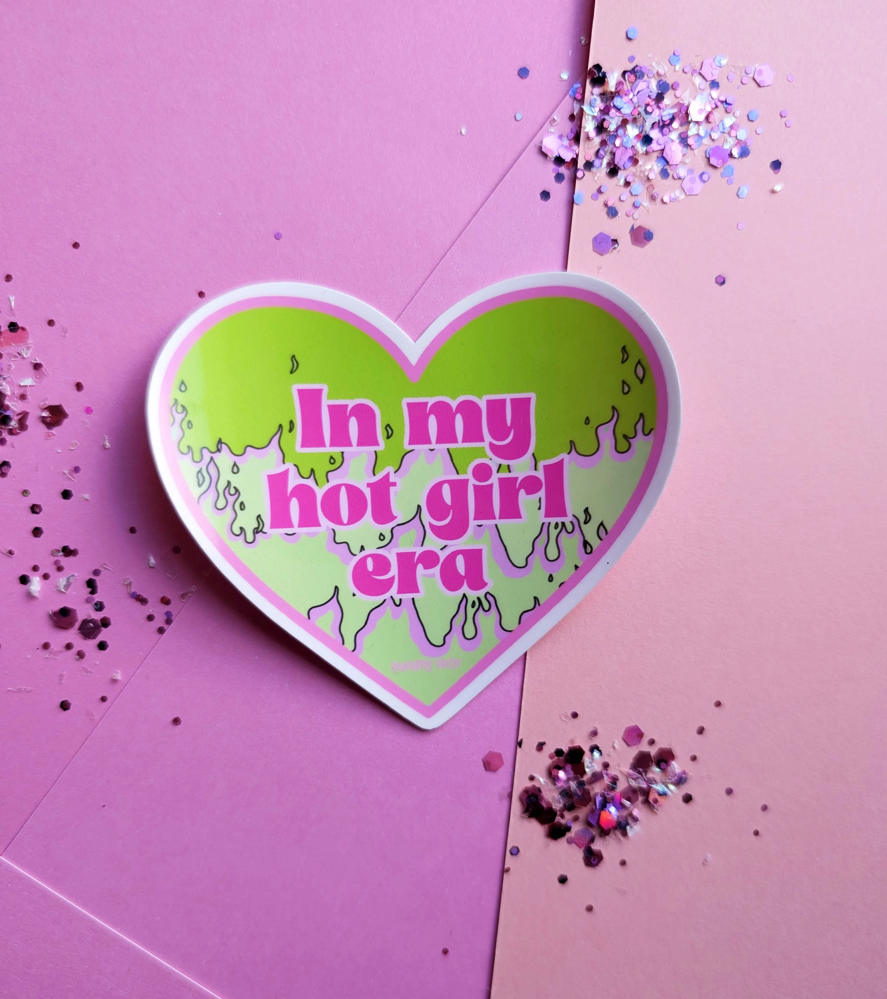 In My Hot Girl Era -  Heart Sticker