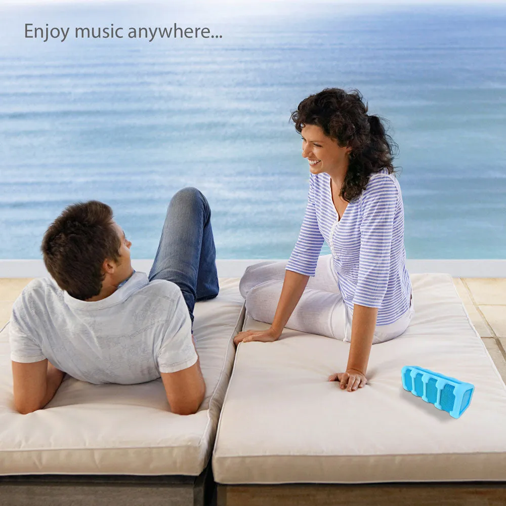 Jam Tunes Box Rugged & Splash Proof Bluetooth Speaker And Hands Free Speaker-Phone With Aux In