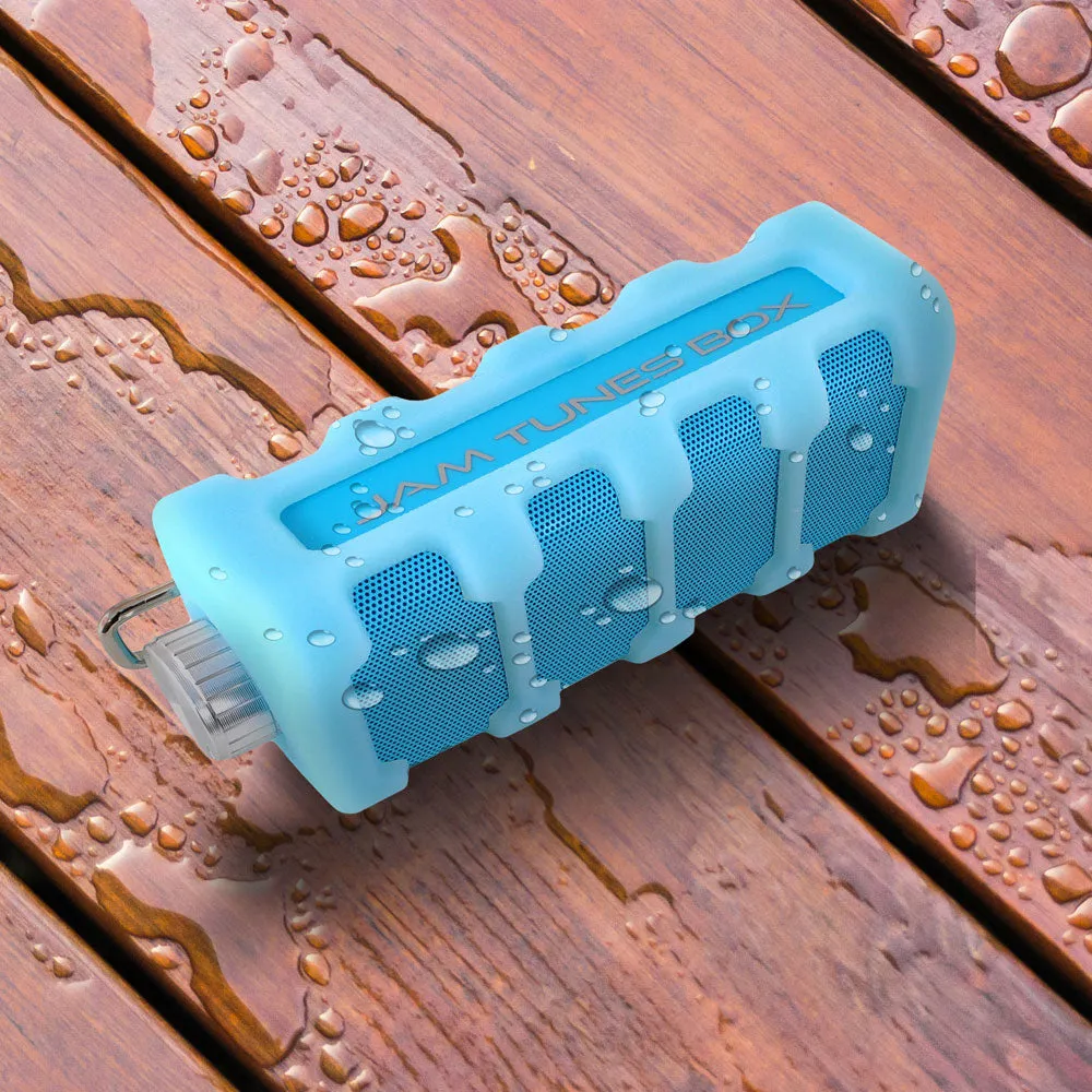 Jam Tunes Box Rugged & Splash Proof Bluetooth Speaker And Hands Free Speaker-Phone With Aux In