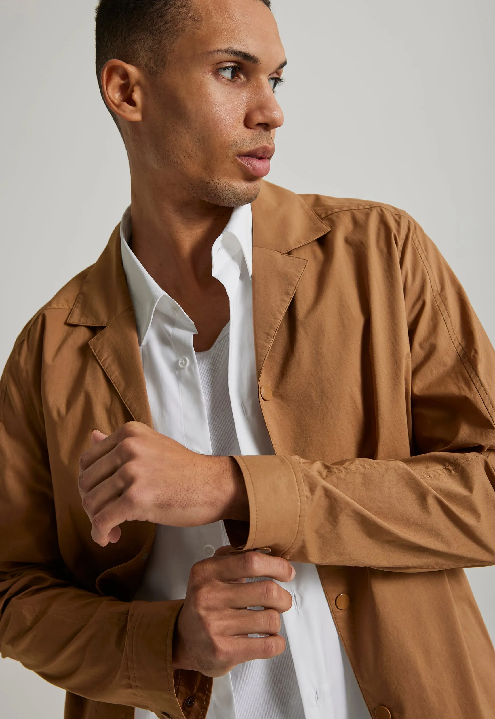 Jaq Cotton Jacket - Dark Sands