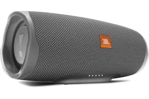 JBL Charge 4 Gray Portable Bluetooth Speaker - JBLCHARGE4GRY