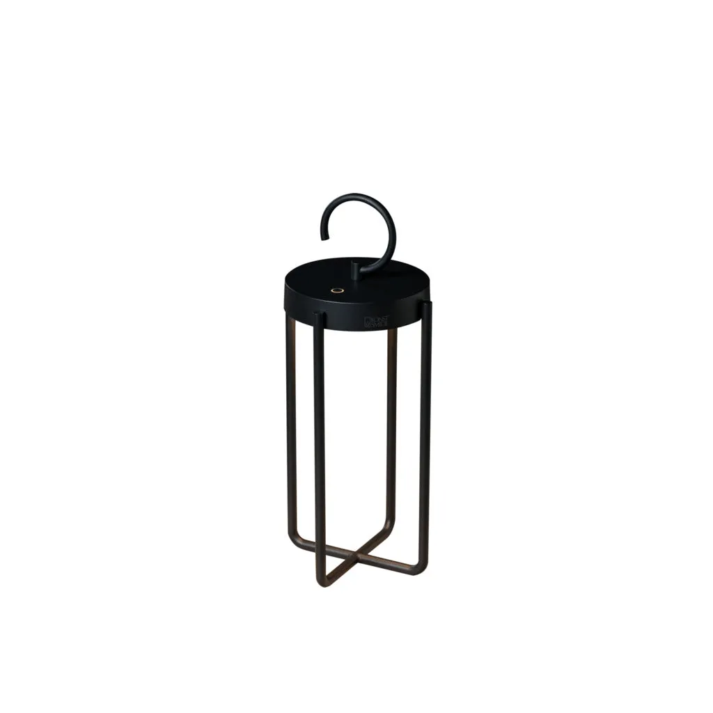 Konstsmide Monorola Outdoor USB Rechargeable Lamp Black