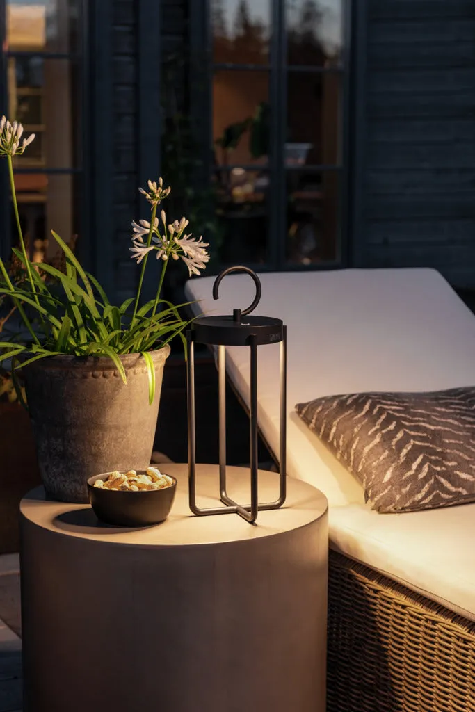 Konstsmide Monorola Outdoor USB Rechargeable Lamp Black