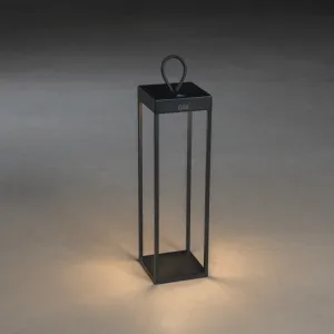 Konstsmide Ravello Outdoor USB Rechargeable Lamp Large Black