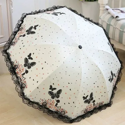 Lace Princess Dual-Use Folding Umbrella