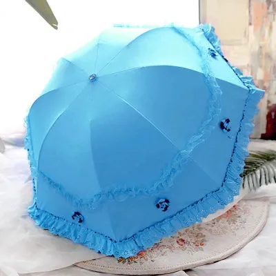 Lace Princess Dual-Use Folding Umbrella
