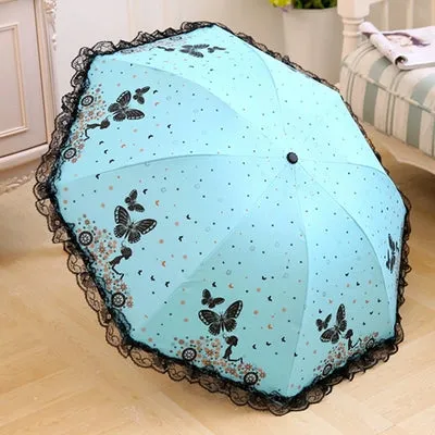 Lace Princess Dual-Use Folding Umbrella