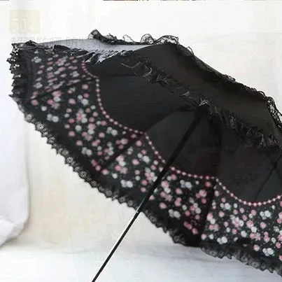 Lace Princess Dual-Use Folding Umbrella