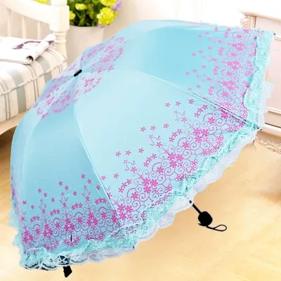 Lace Princess Dual-Use Folding Umbrella