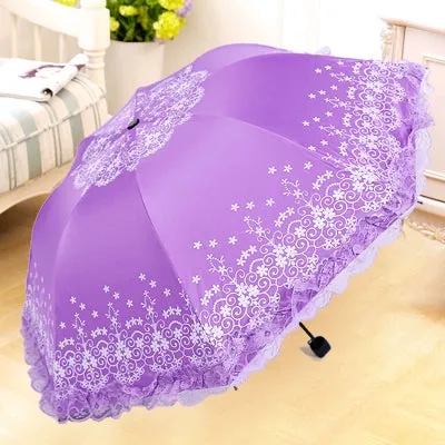 Lace Princess Dual-Use Folding Umbrella