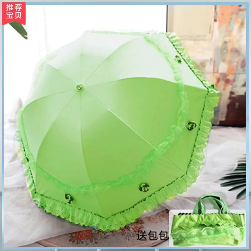 Lace Princess Dual-Use Folding Umbrella
