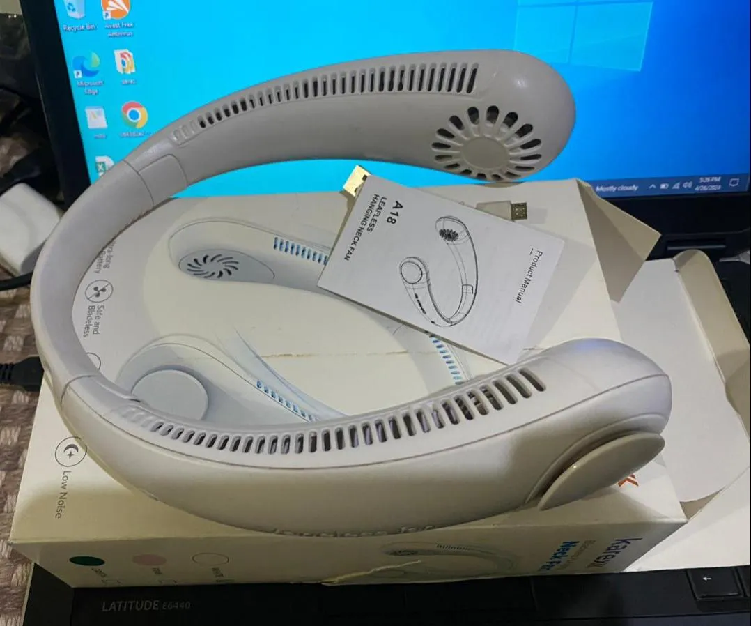 Neck Hanging Fan Air Cooler Rechargeable