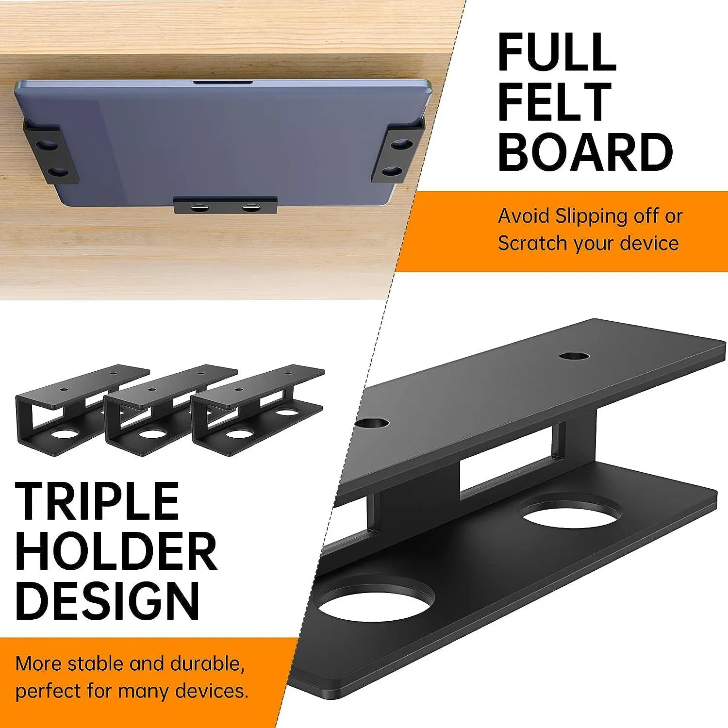 Notebook and Computer Stand With Hidden Storage