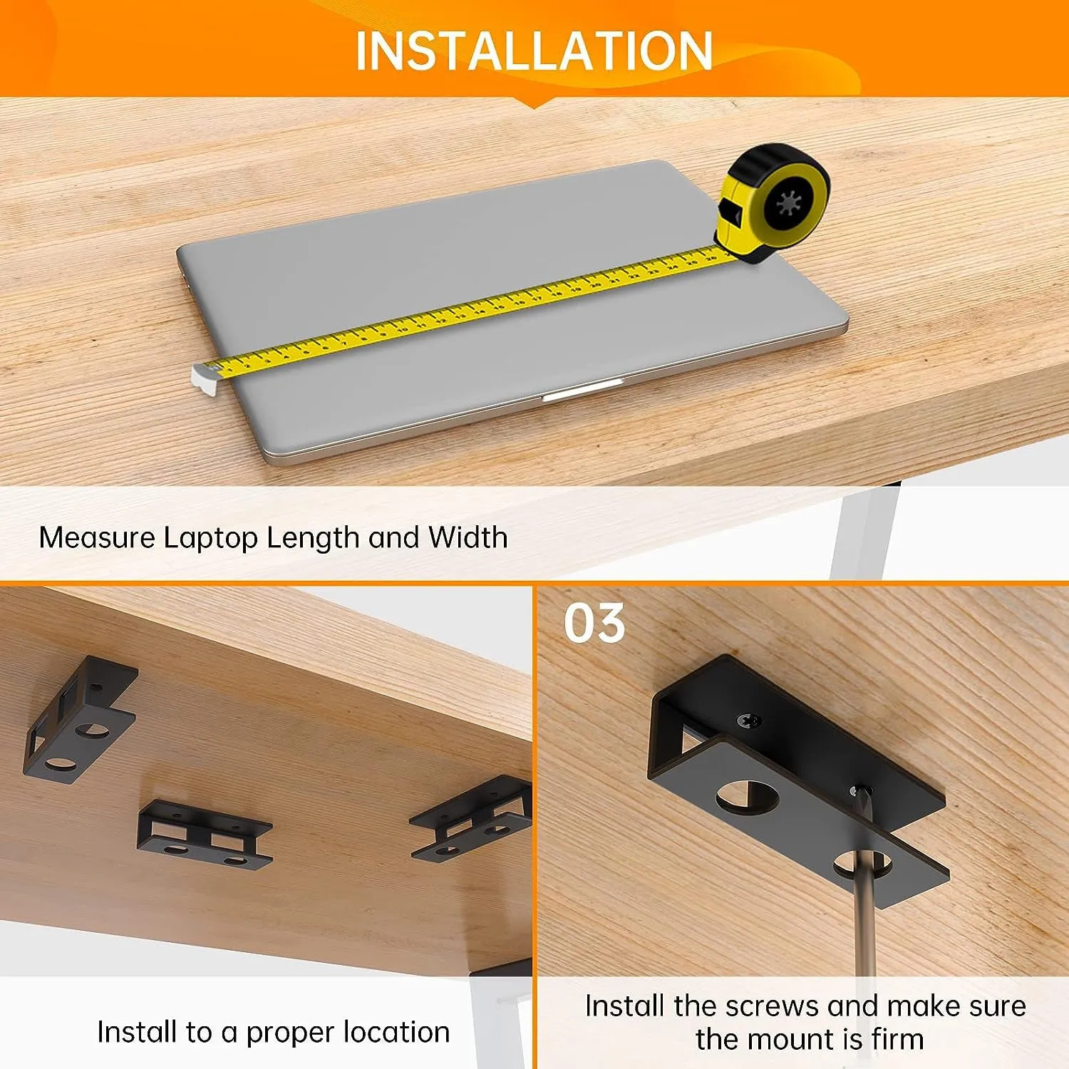 Notebook and Computer Stand With Hidden Storage