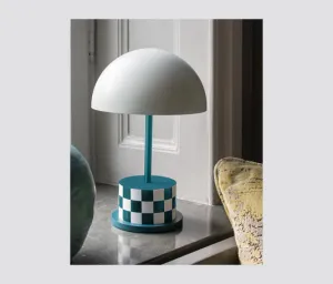 Printworks Riviera Checkers Portable Lamp