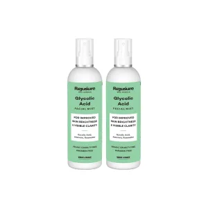 Rejusure Glycolic Acid Face mist – For Improved Skin Brightness & Visible Clarity – 100ml (Pack of 2)